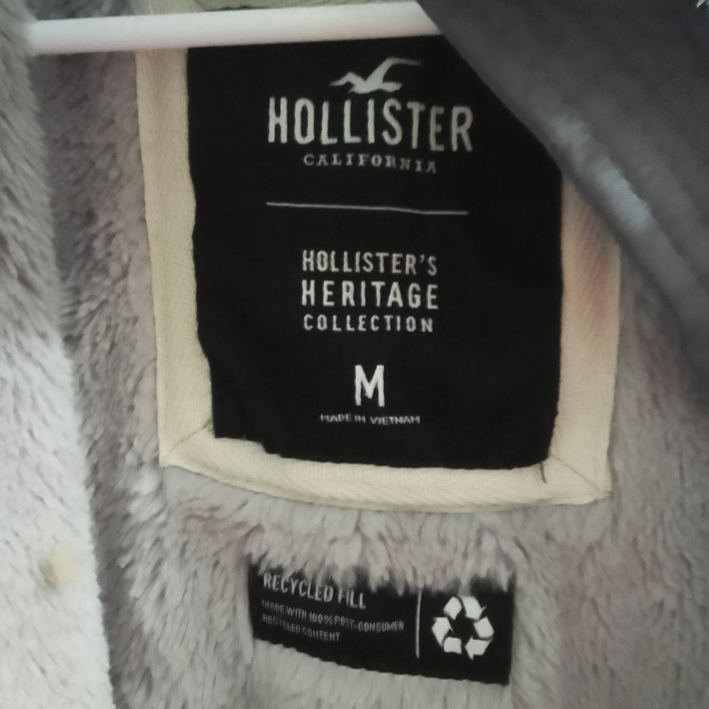 Hollister Men's Charcoal Field Jacket Size Medium (21" X 33" - Picture 13 of 13